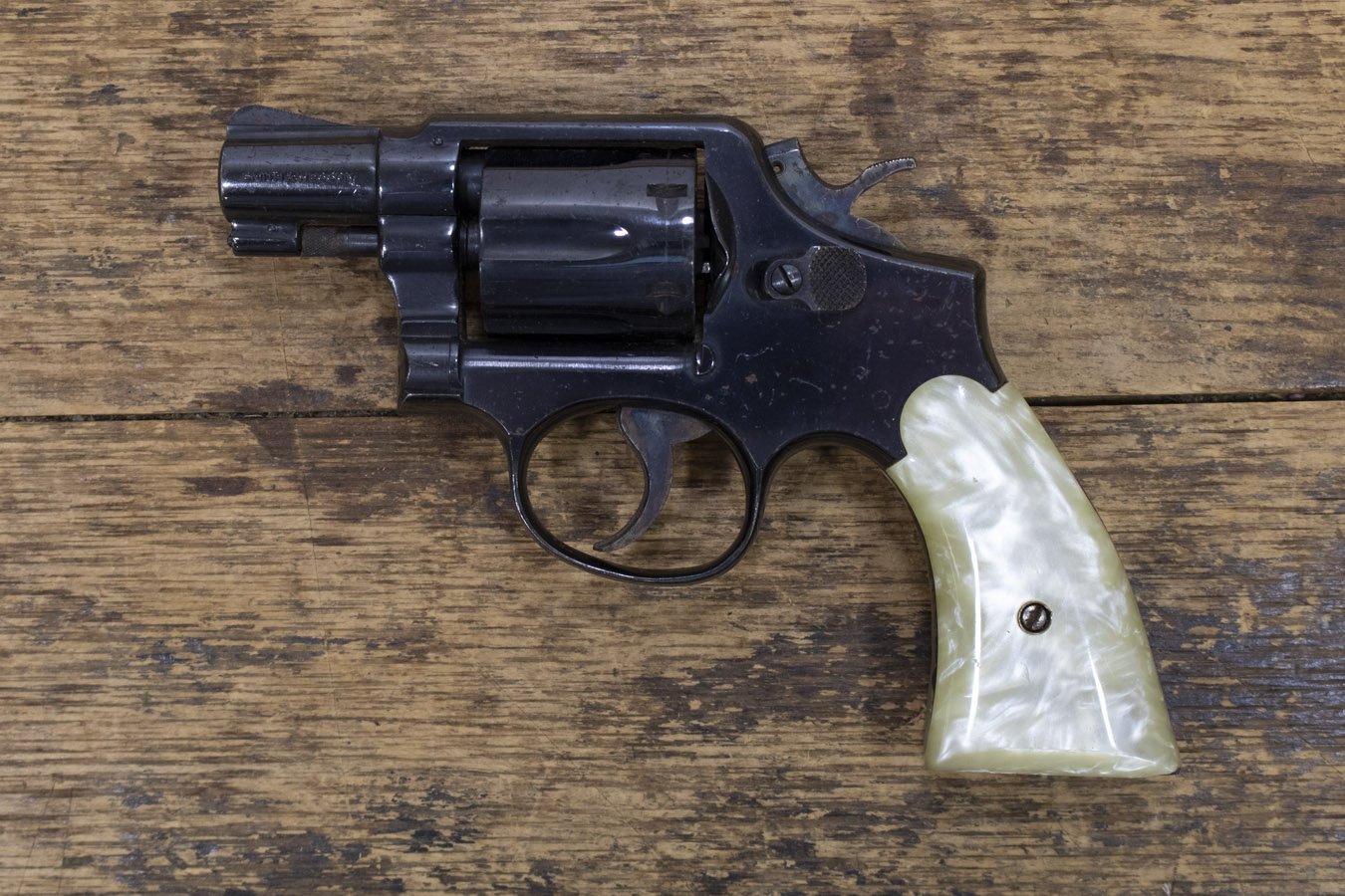 SMITH AND WESSON Model 10 38 Special Police Trade-In Revolver