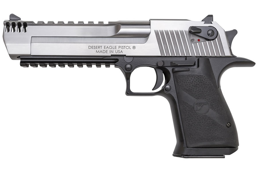 MAGNUM RESEARCH Desert Eagle Mark XIX 357 Magnum with Stainless Steel Slide and Black Aluminum Frame