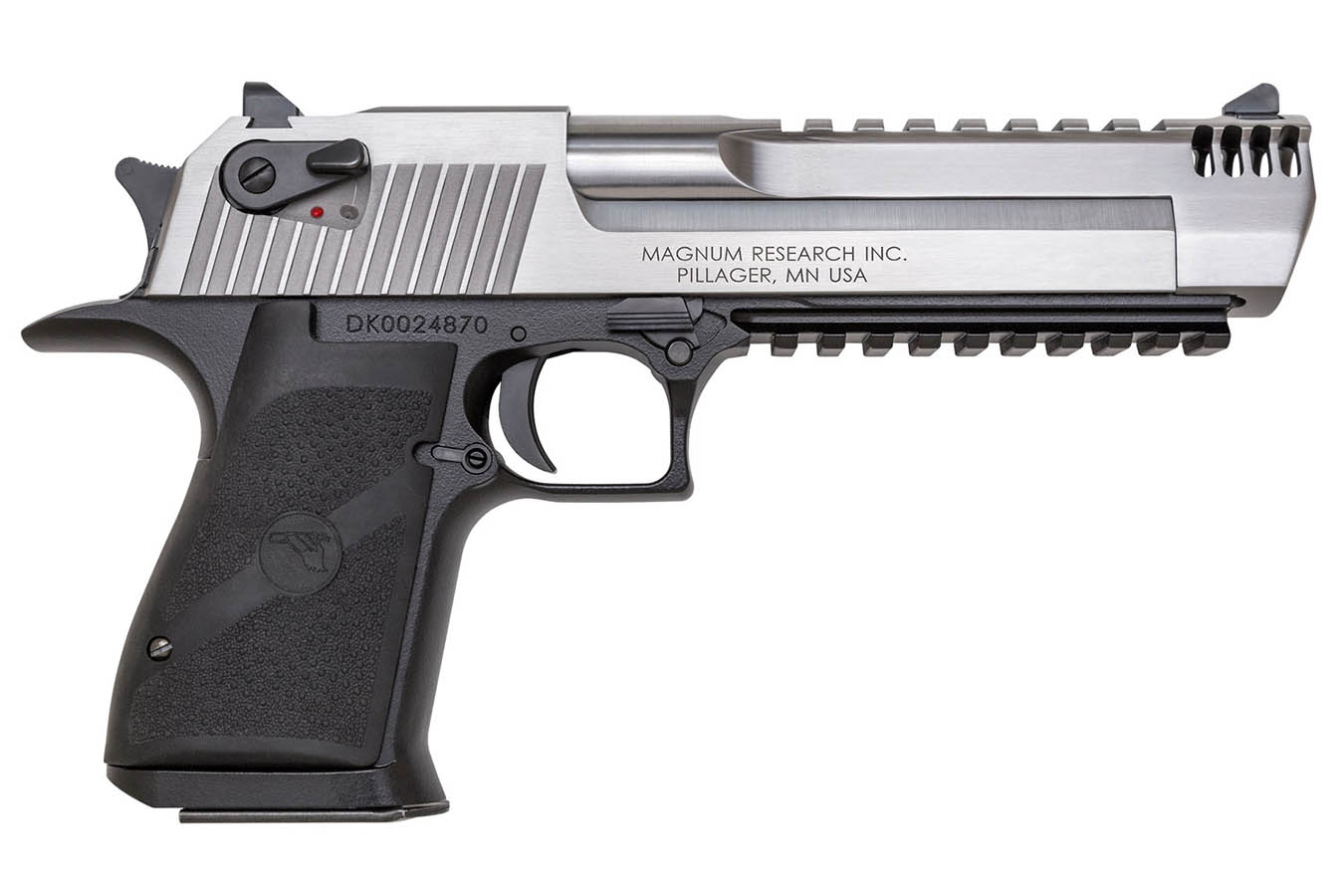 MAGNUM RESEARCH Desert Eagle Mark XIX 357 Magnum with Stainless Steel Slide and Black Aluminum Frame