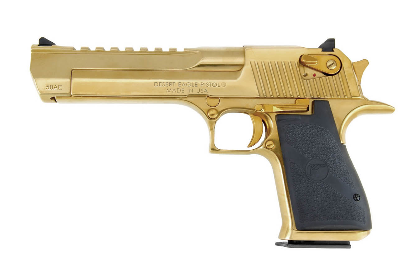 MAGNUM RESEARCH Desert Eagle Mark XIX 50 AE Semi-Auto Pistol with Titanium Gold Finish Blemished