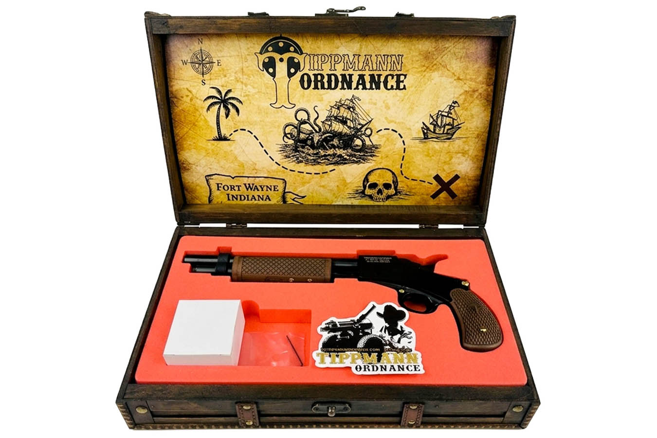 TIPPMAN ORDNANCE .380 ACP Pump-Action Pirate Pistol with 10 Inch Barrel
