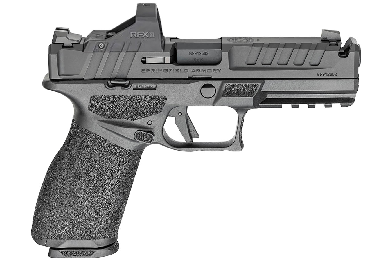 SPRINGFIELD Echelon 4.5F Comp 9mm Gear Pac with Viridian RFX-11 Green Dot, Four Mags and Pistol Bag