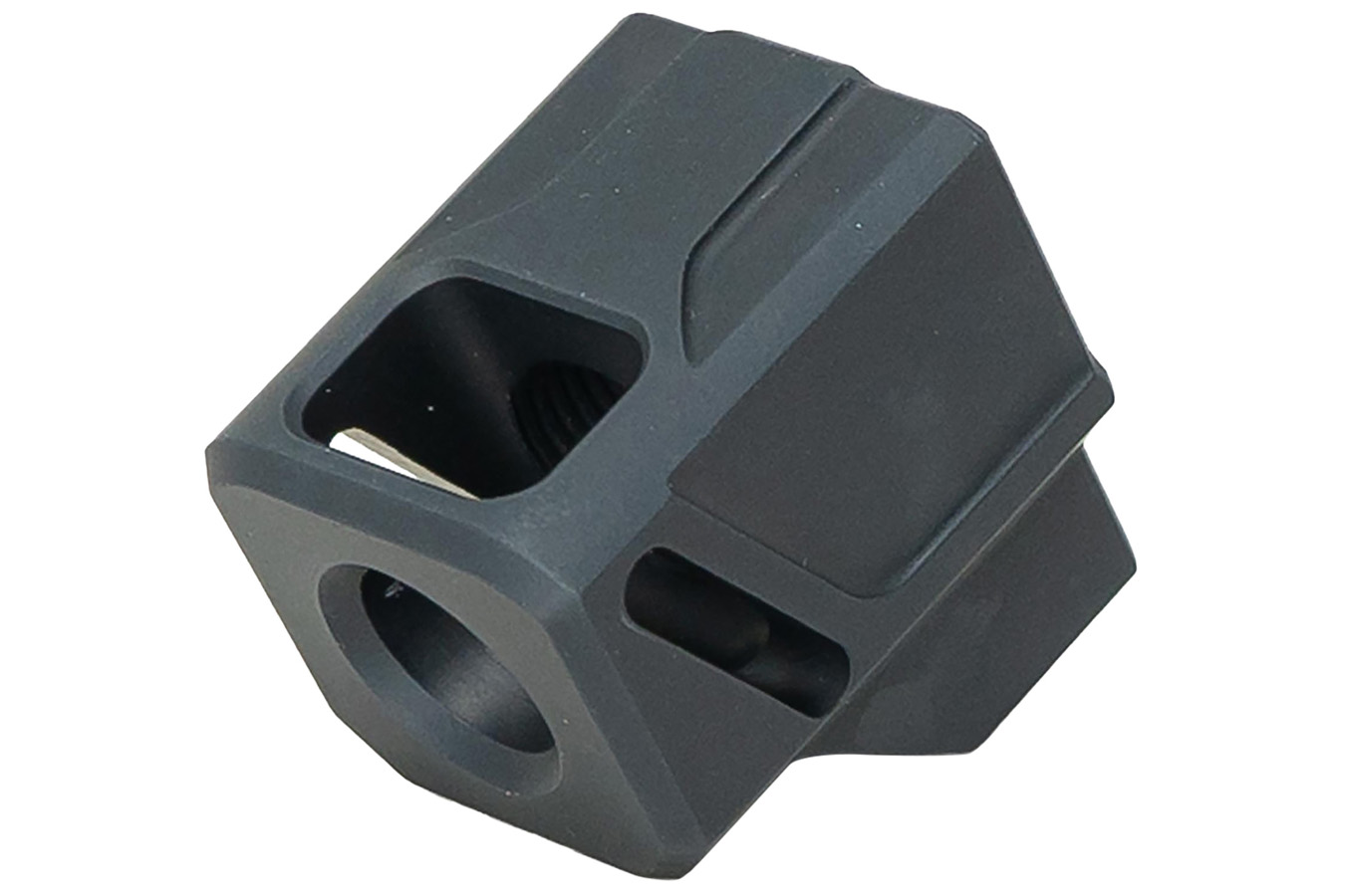 FAXON FIREARMS  EXOS-513 Compensator Black Nitride 6061 Aluminum 1/2