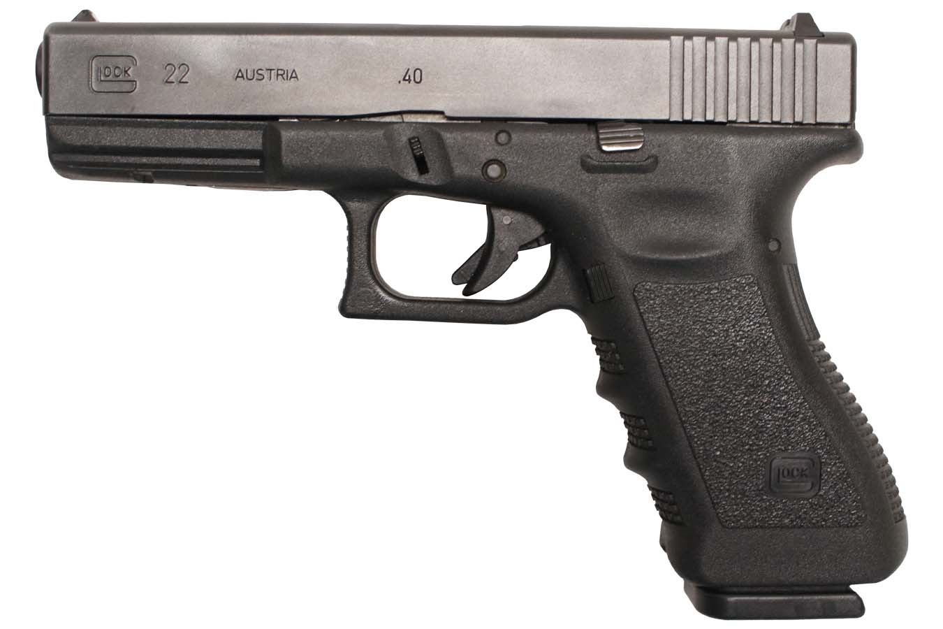 GLOCK 22 Gen 3 40 S&W Police Trade-In Pistol with Two Magazines