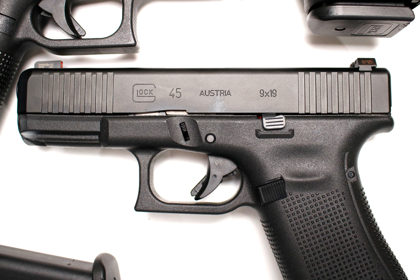 GLOCK 45 9mm Police Trade-In Pistols with Night Sights