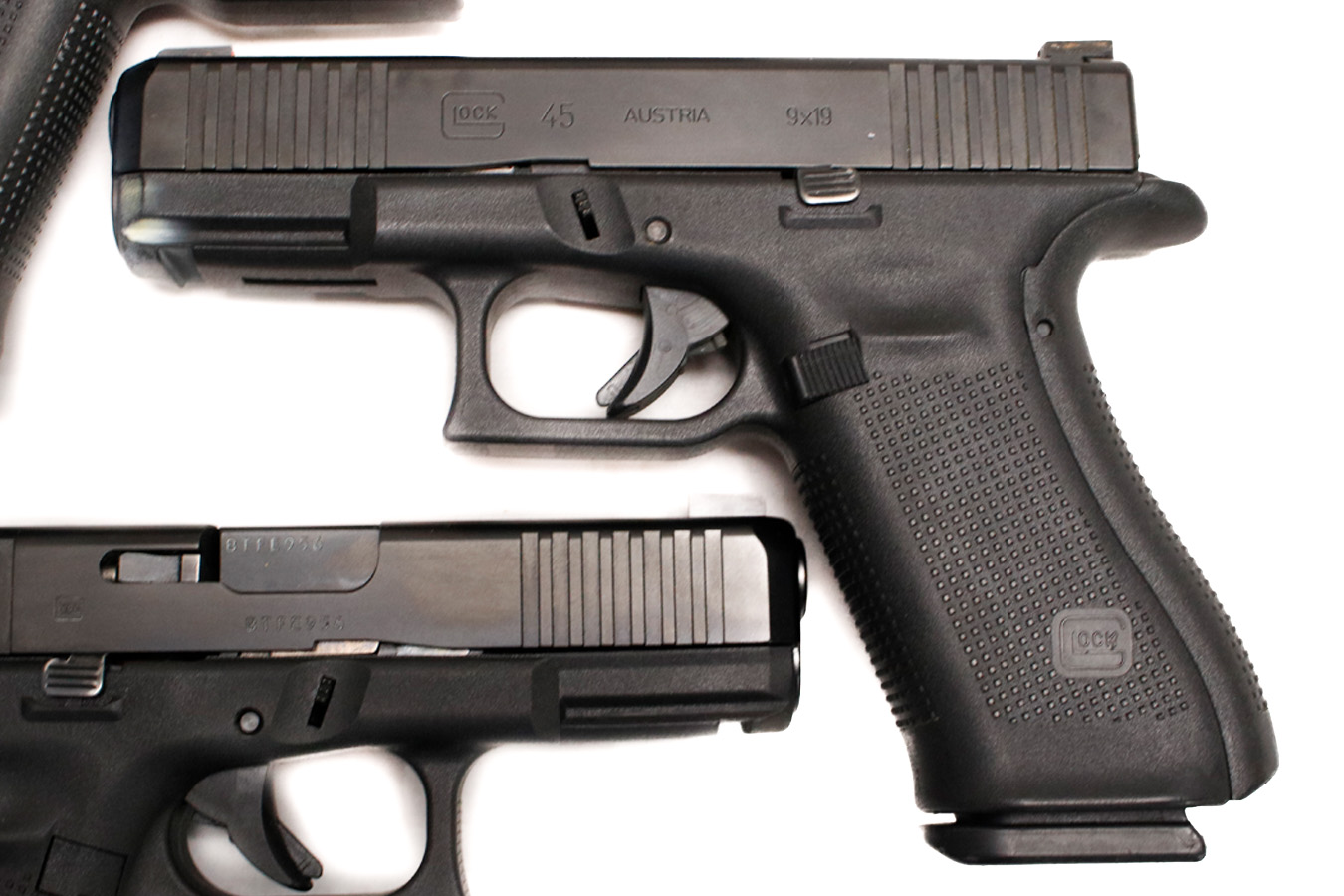 GLOCK G45 9mm Police Trade-In Pistols with Night Sights (Fair Condition)