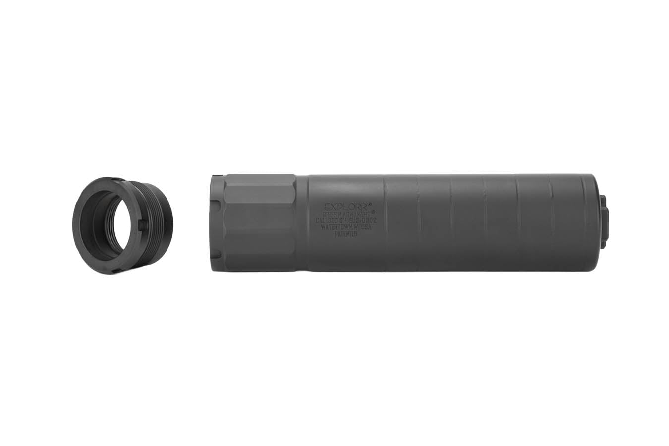 GRIFFIN ARMAMENT EXPLORR 300 30 Caliber Suppressor with Utility Mount HUB