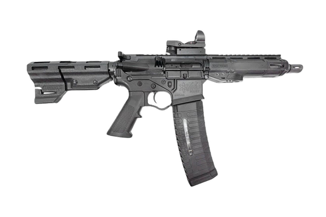 AMERICAN TACTICAL Alpha Maxx 5.56 NATO AR-15 Pistol with 60 Round Magazine and Red/Green Duo Sight