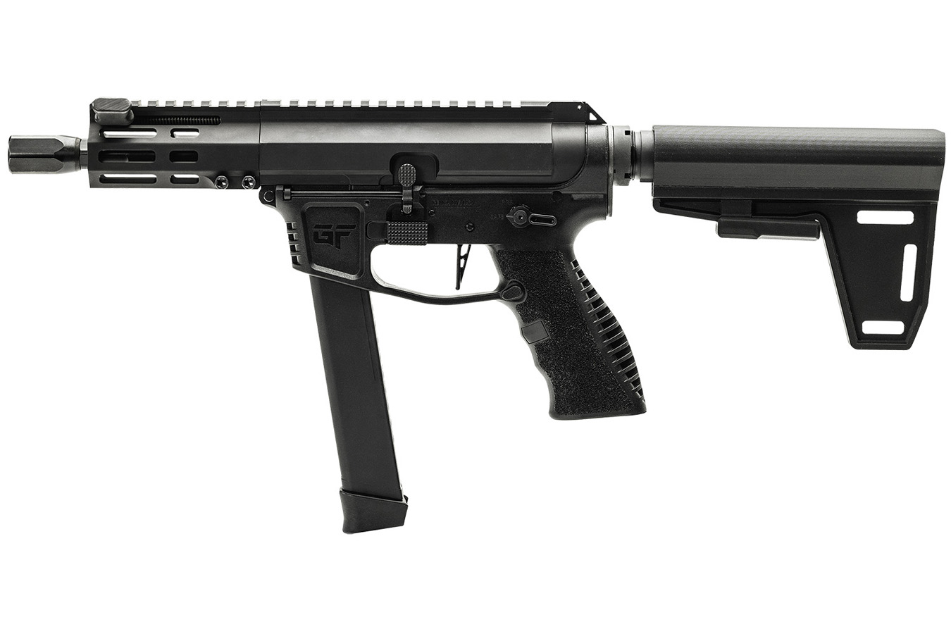 GFORCE ARMS Jawbone 9mm Semi-Auto Pistol with Threaded Barrel (Glock Magazine Compatible)