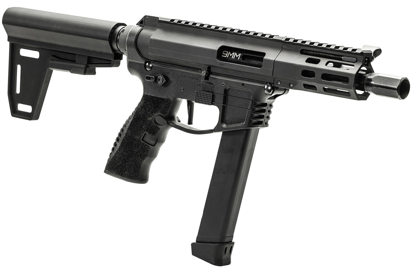 GFORCE ARMS Jawbone 9mm Semi-Auto Pistol with Threaded Barrel (Glock Magazine Compatible)