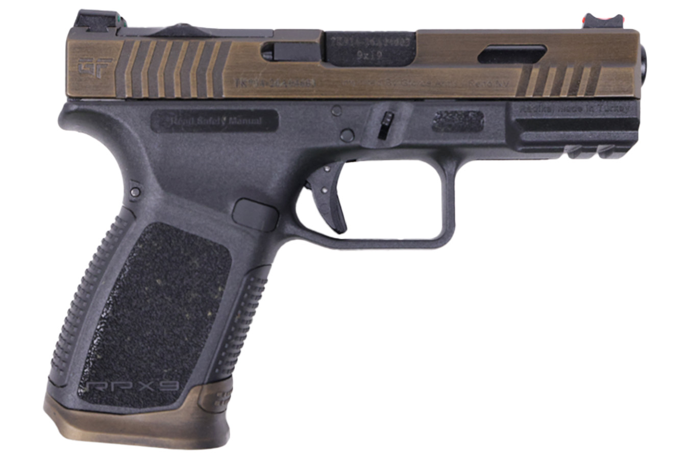 GFORCE ARMS Exodus 9mm Optic Ready Pistol with Bronze Cerakote Slide
