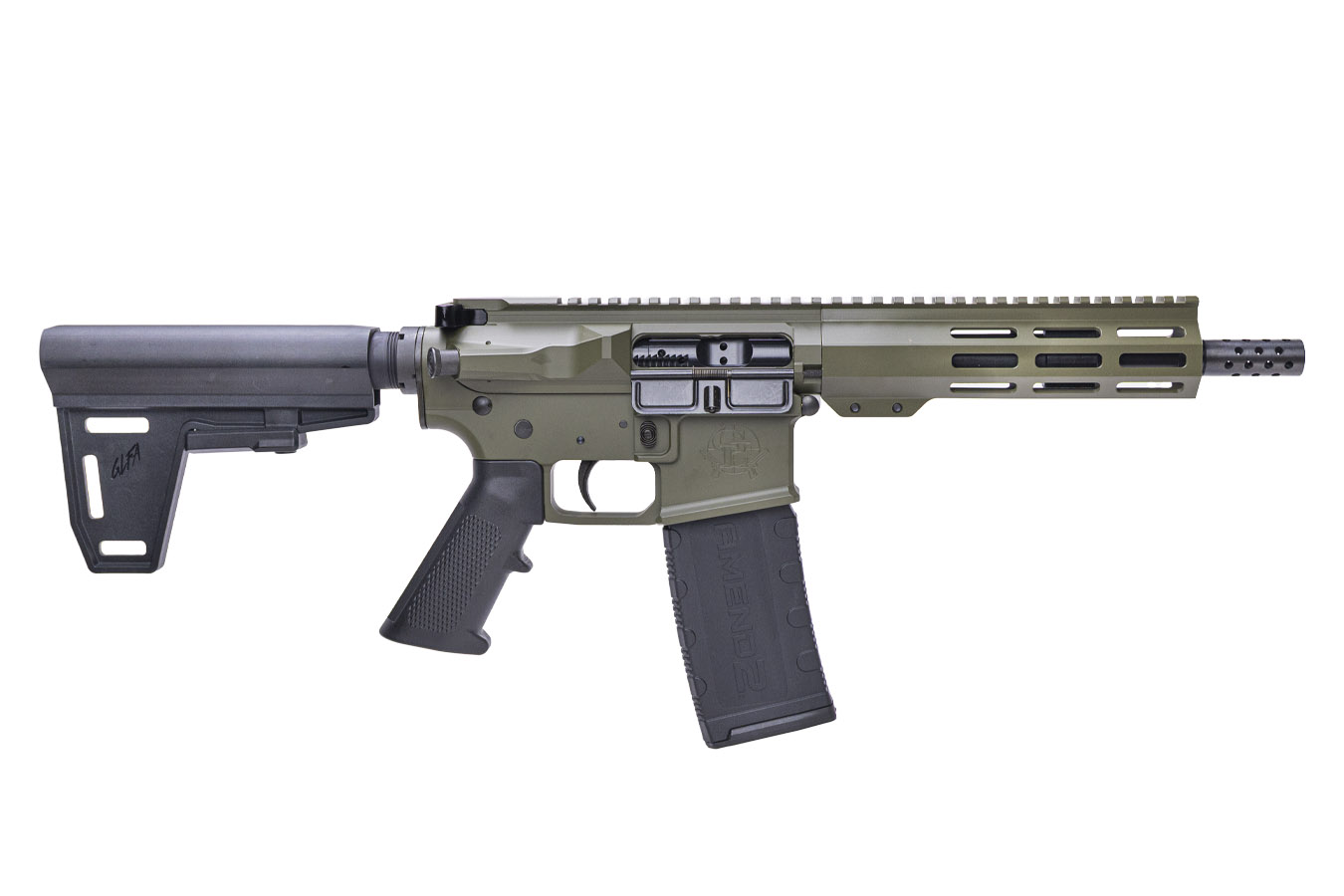 GREAT LAKES FIREARMS GL-15 .223 Wylde AR-Pistol with Brace and ODG Cerakote Finish