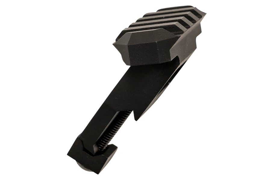 GROVTEC Picatinny Rail Angled Black Anodized Aluminum