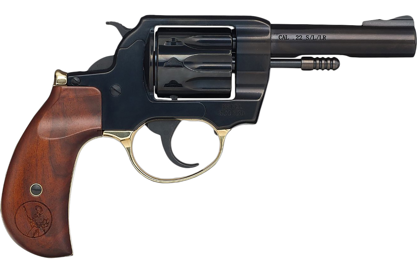 HENRY REPEATING ARMS Golden Boy 22 Caliber Double-Action Revolver with Birdshead Grips