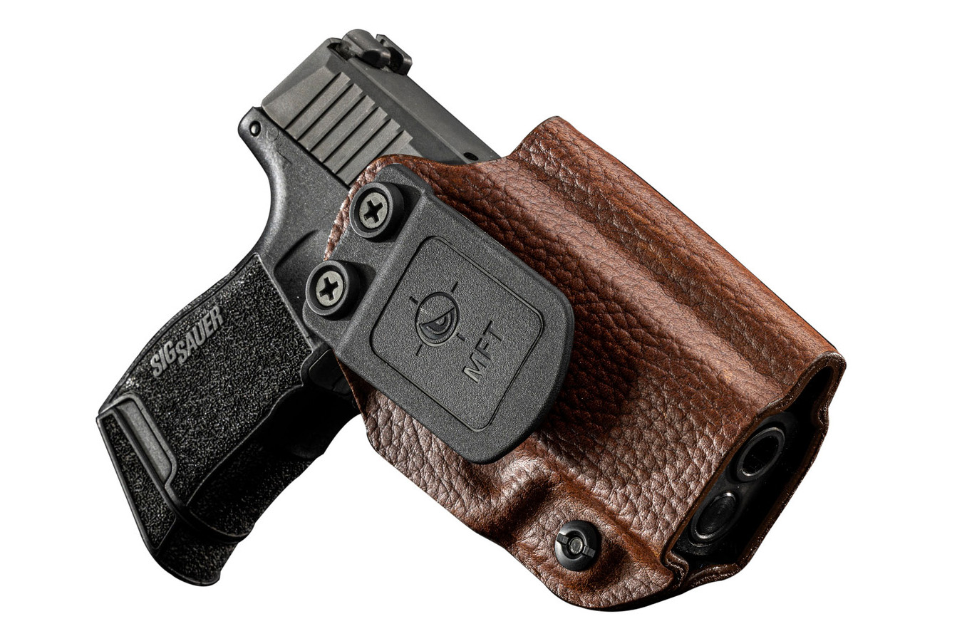 MISSION FIRST TACTICAL Sig Sauer P365, P365X Brown Leather Hybrid Holster
