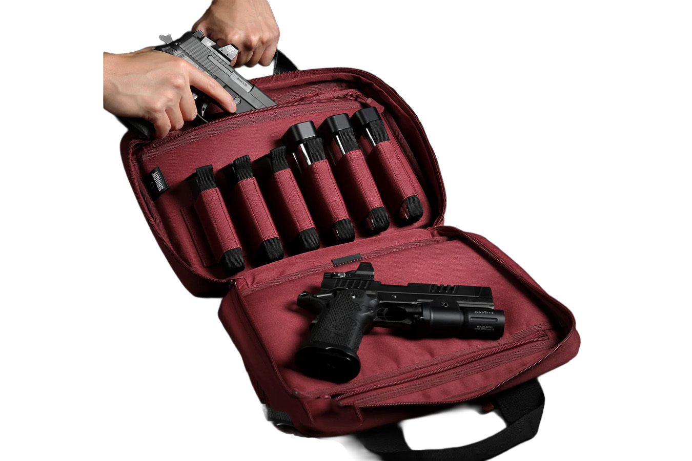 SAVIOR Specialist Double Pistol Case - Sedona Red