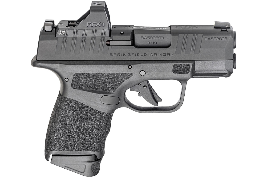 SPRINGFIELD Hellcat OSP Micro-Compact 9mm Semi-Auto Pistol with Viridian RFX-11 Green Dot Optic