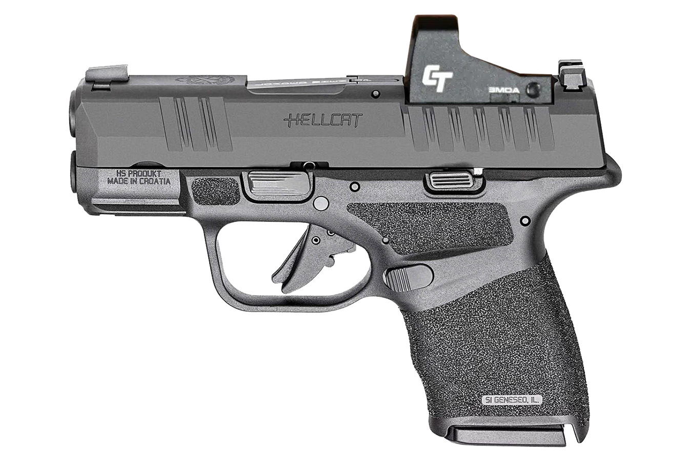 SPRINGFIELD Hellcat OSP 9mm Gear Up Package with Five 10 Round Mags, Red Dot and Springfield Range Bag