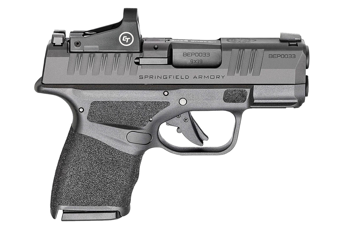 SPRINGFIELD Hellcat OSP 9mm Gear Up Package with Five 10 Round Mags, Red Dot and Springfield Range Bag