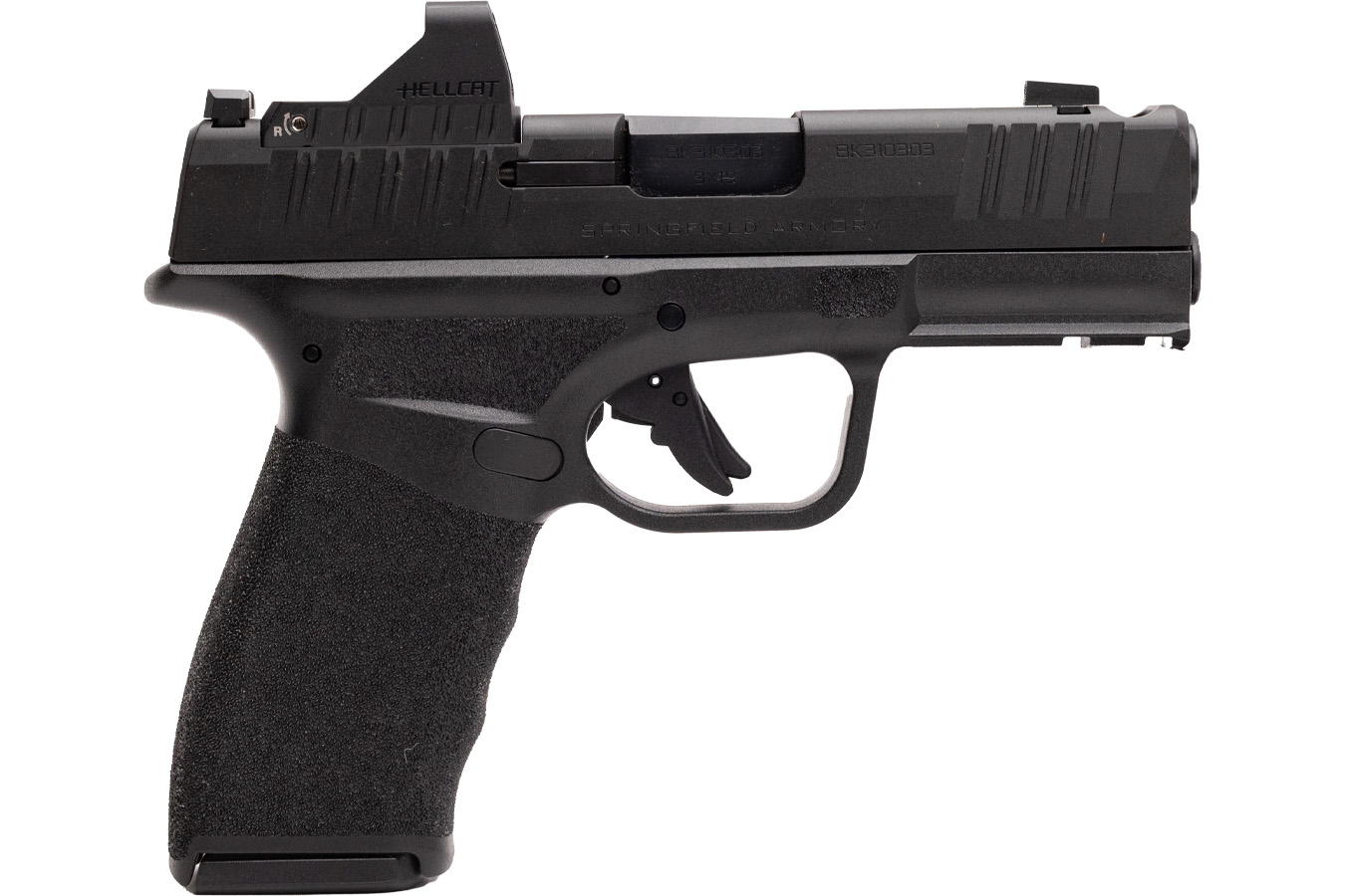 SPRINGFIELD Hellcat Pro Comp 9mm Gear Pac with Viridian RFX-11 Green Dot, Four Mags and Pistol Bag