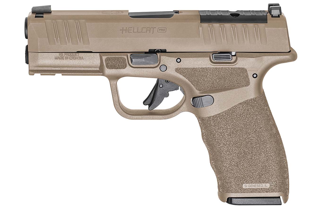 SPRINGFIELD Hellcat Pro OSP 9mm Optic Ready FDE Gear Up Package with Five Magazines and Range Bag