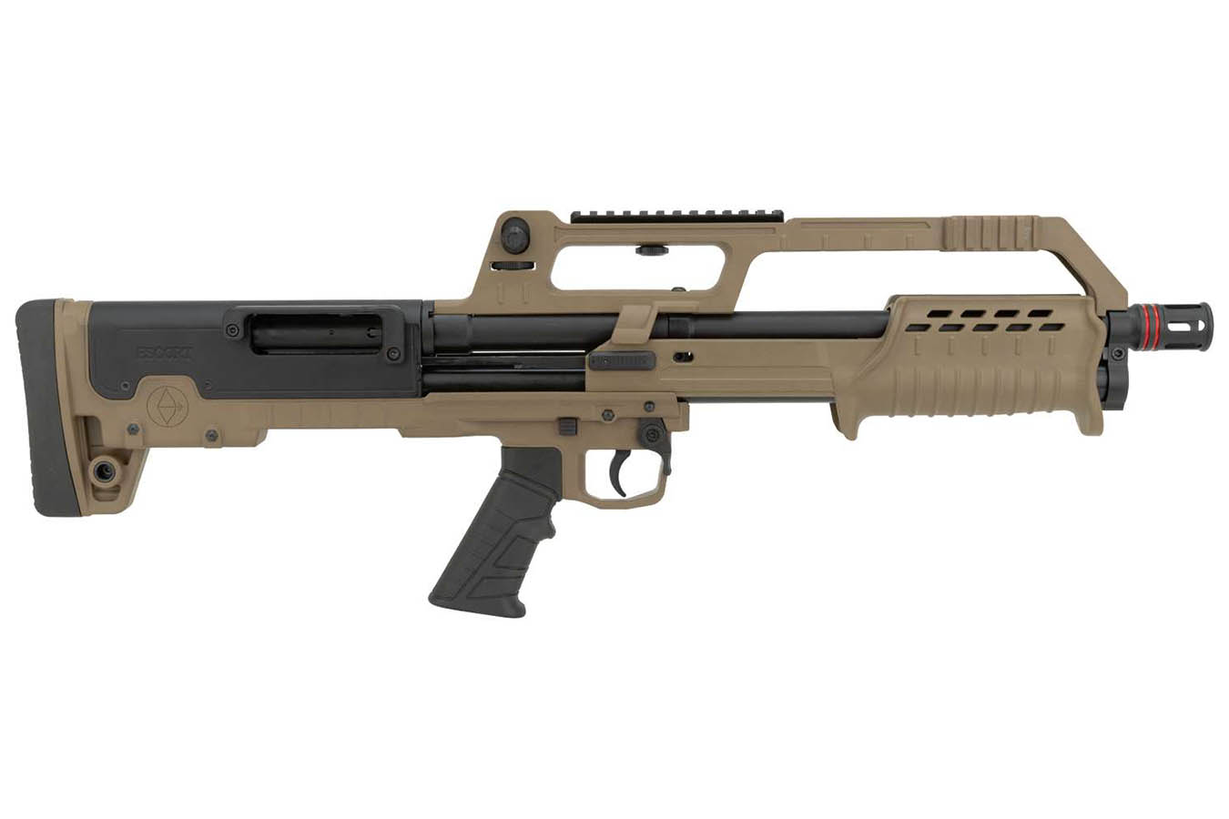 ESCORT BullTac Bullpup 12-Gauge Pump-Action Shotgun with Flat Dark Earth Finish