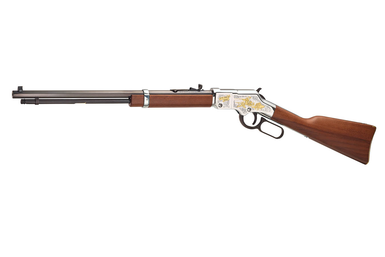 HENRY REPEATING ARMS Spirit Of The Corps 250th Anniversary 22 LR Lever-Action Rifle with Engraved Receiver