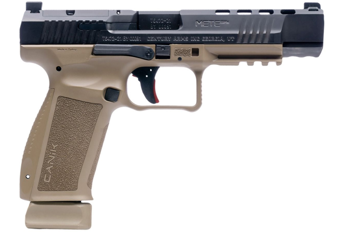 CANIK METE SFX 9mm Full-Size 20 Round Pistol with FDE Frame