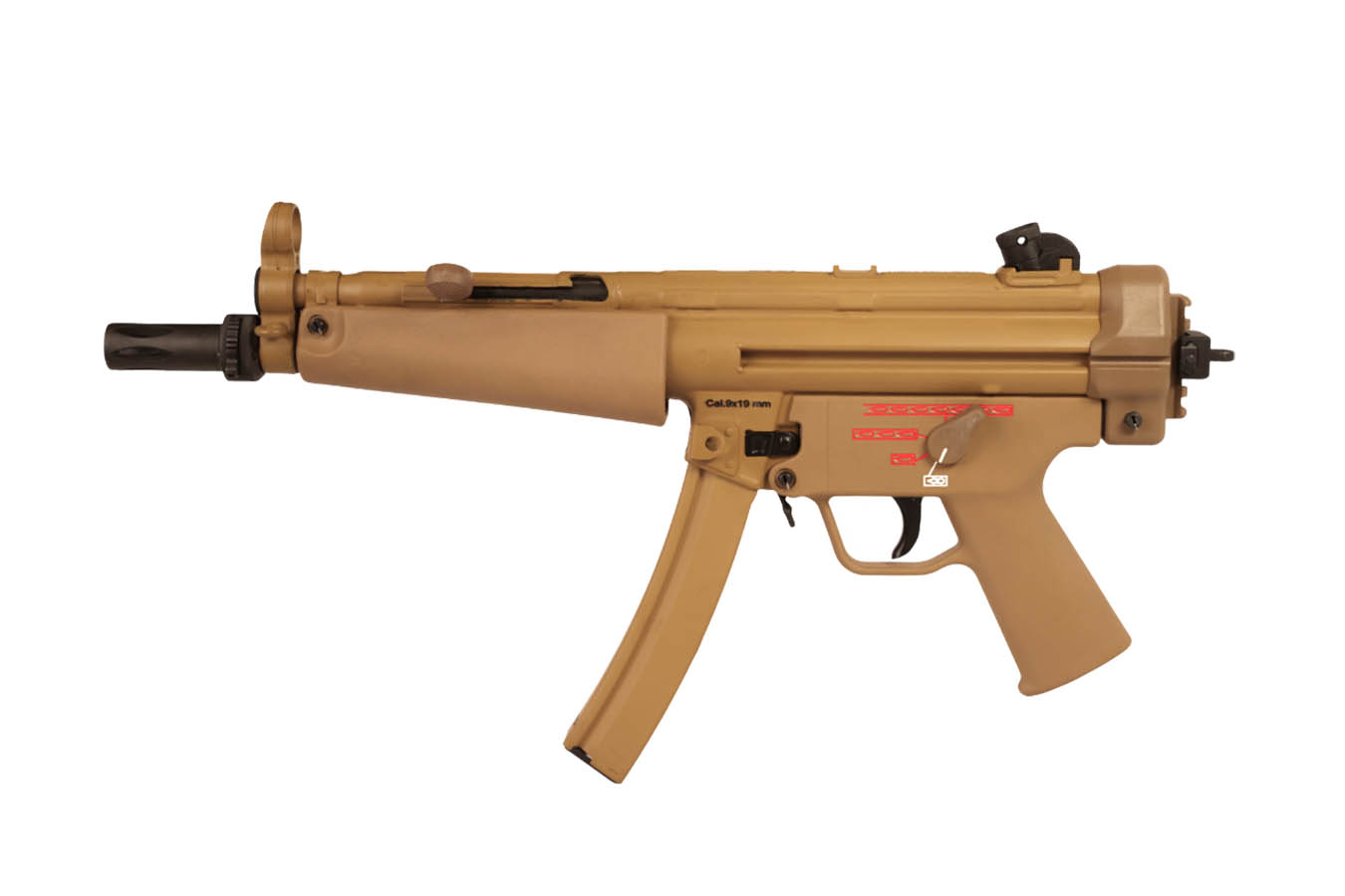 CENTURY ARMS AP5 RAL8000 9mm Roller-Delayed Semi-Auto Pistol with FDE Finish