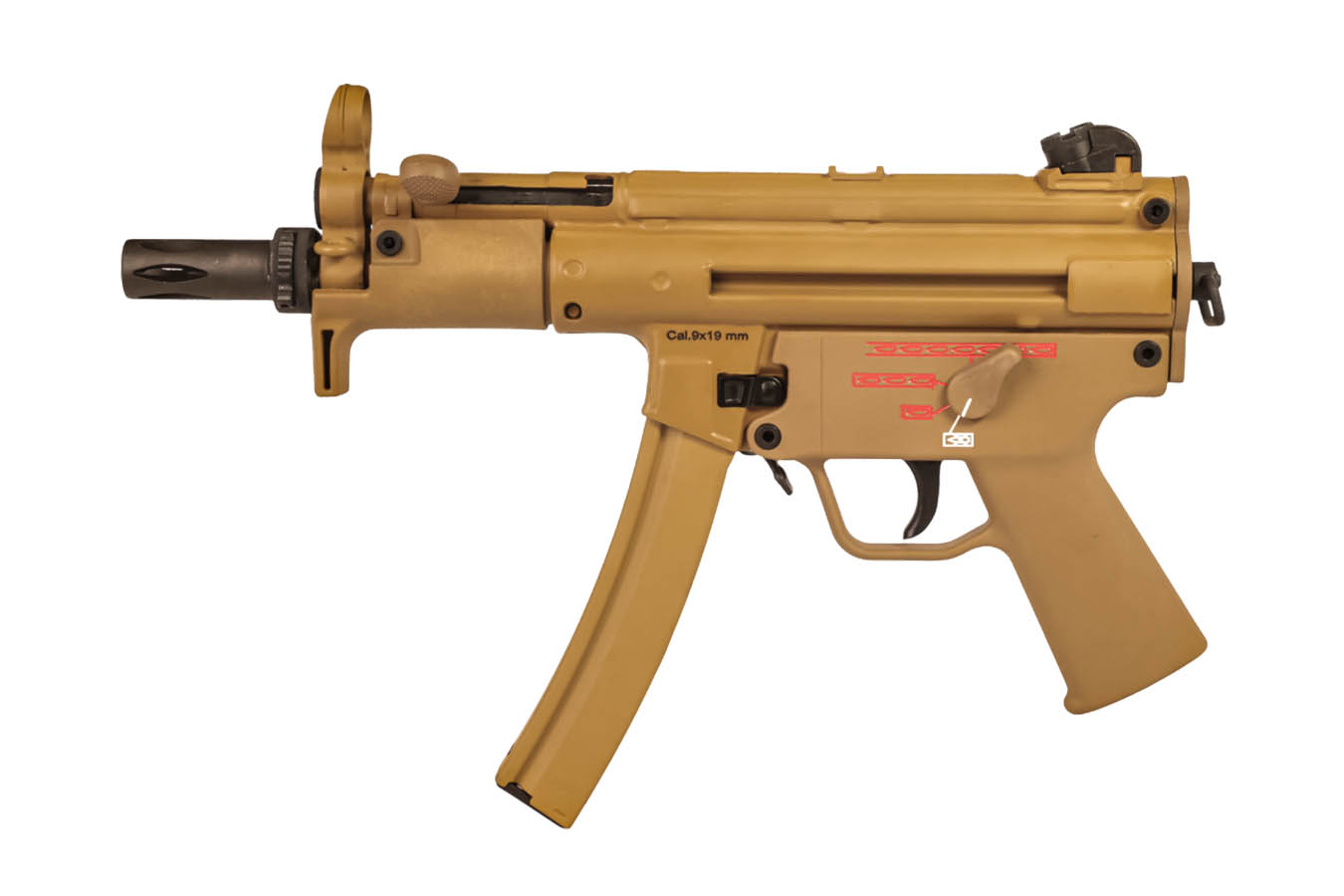 CENTURY ARMS AP5-P RAL8000 9mm Roller-Delayed Semi-Auto Pistol with FDE Finish and Ambi Selector