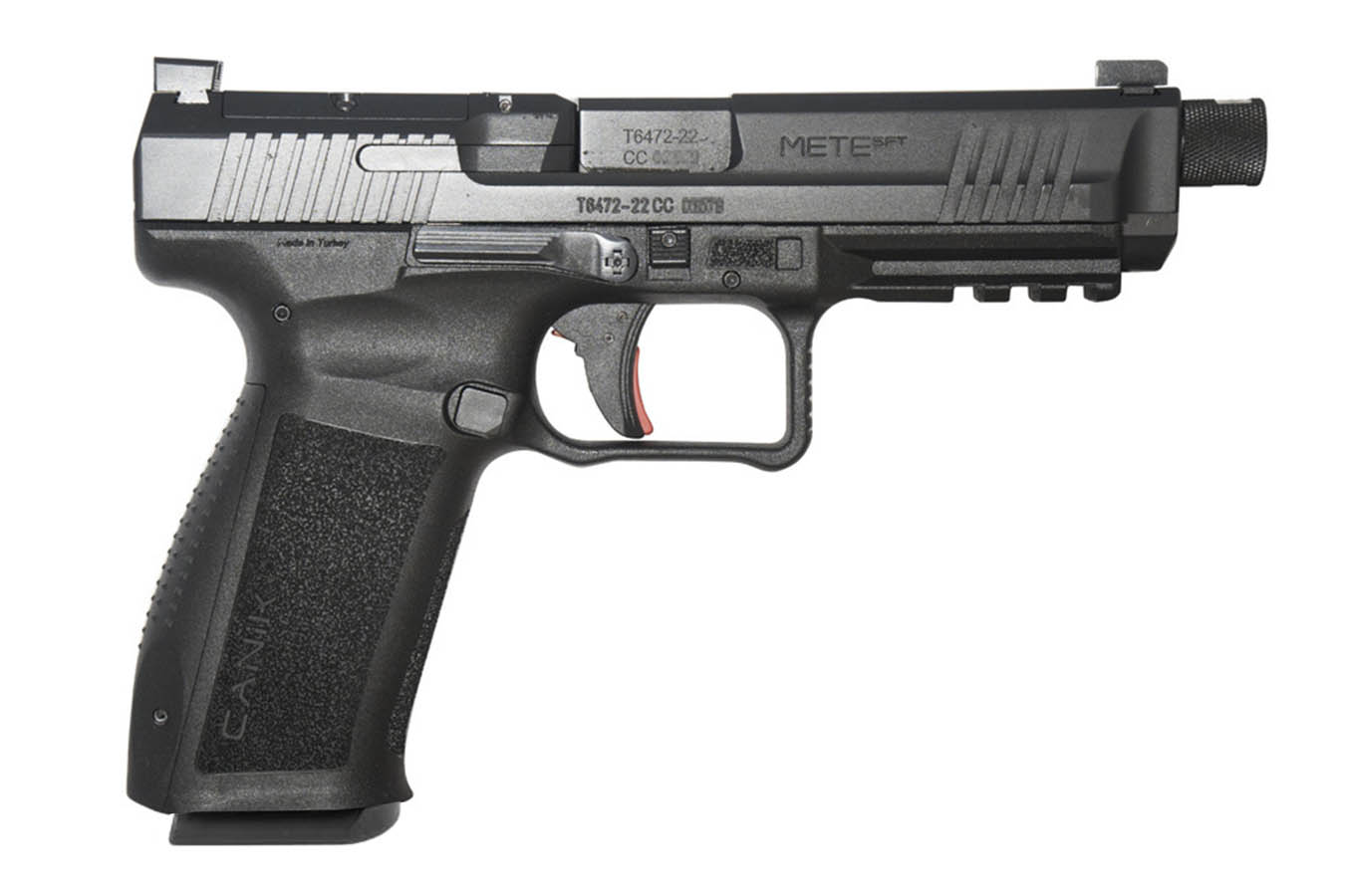 CANIK METE SFT Tac 9mm Optic Ready Semi-Auto TAC Bundle Package with Three Mags, Extra Barrel and Drago Bag