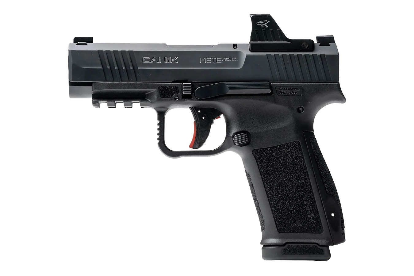 CANIK METE MC9LS 9mm Pistol with Black Finish and MeCanik M01 Red Dot