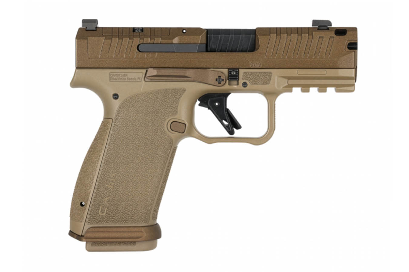 CANIK METE MC9 Prime 9mm Optic Ready Pistol with Two-Tone Tan Finish
