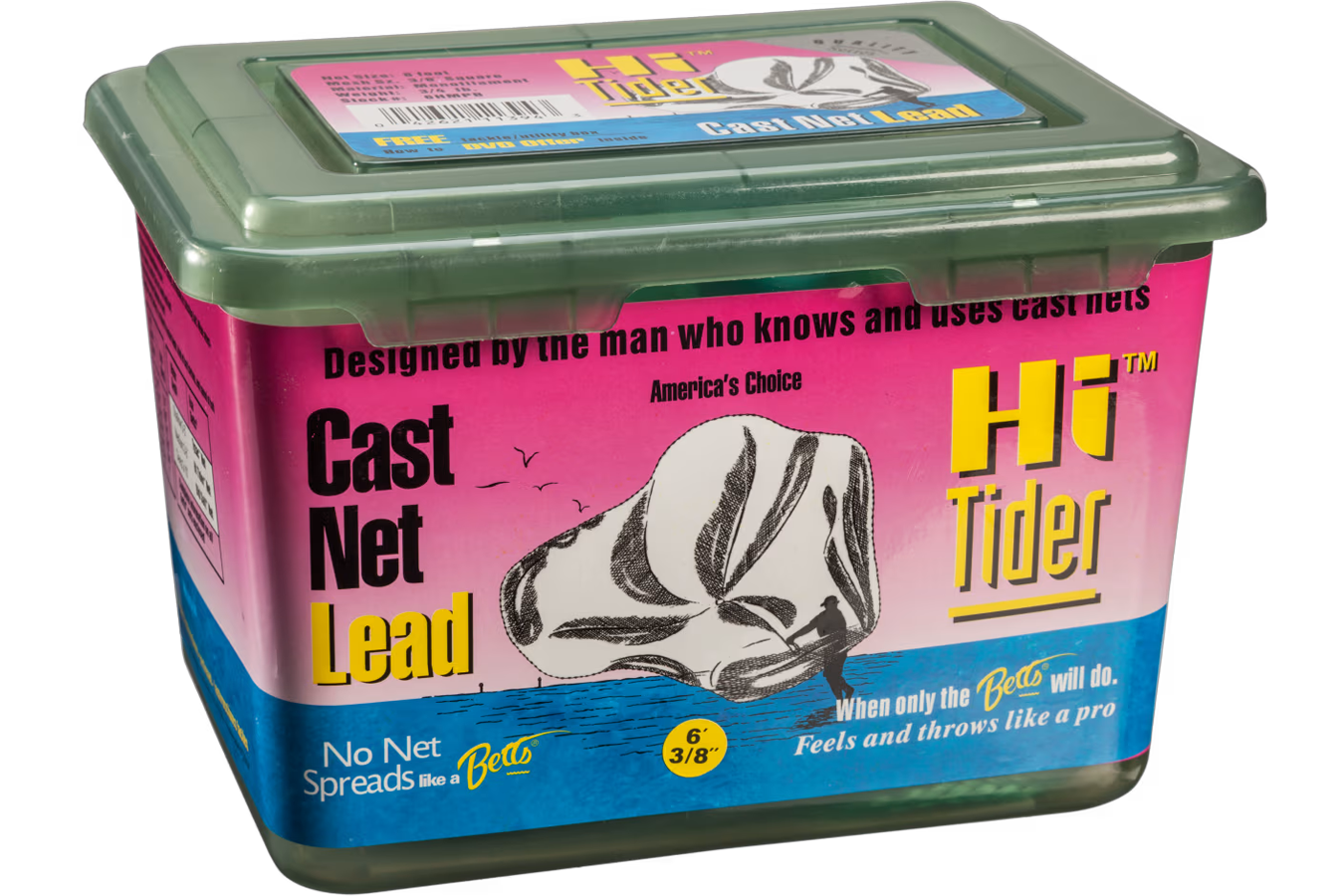 BETTS Hi Tider Lead Cast Net 1/4