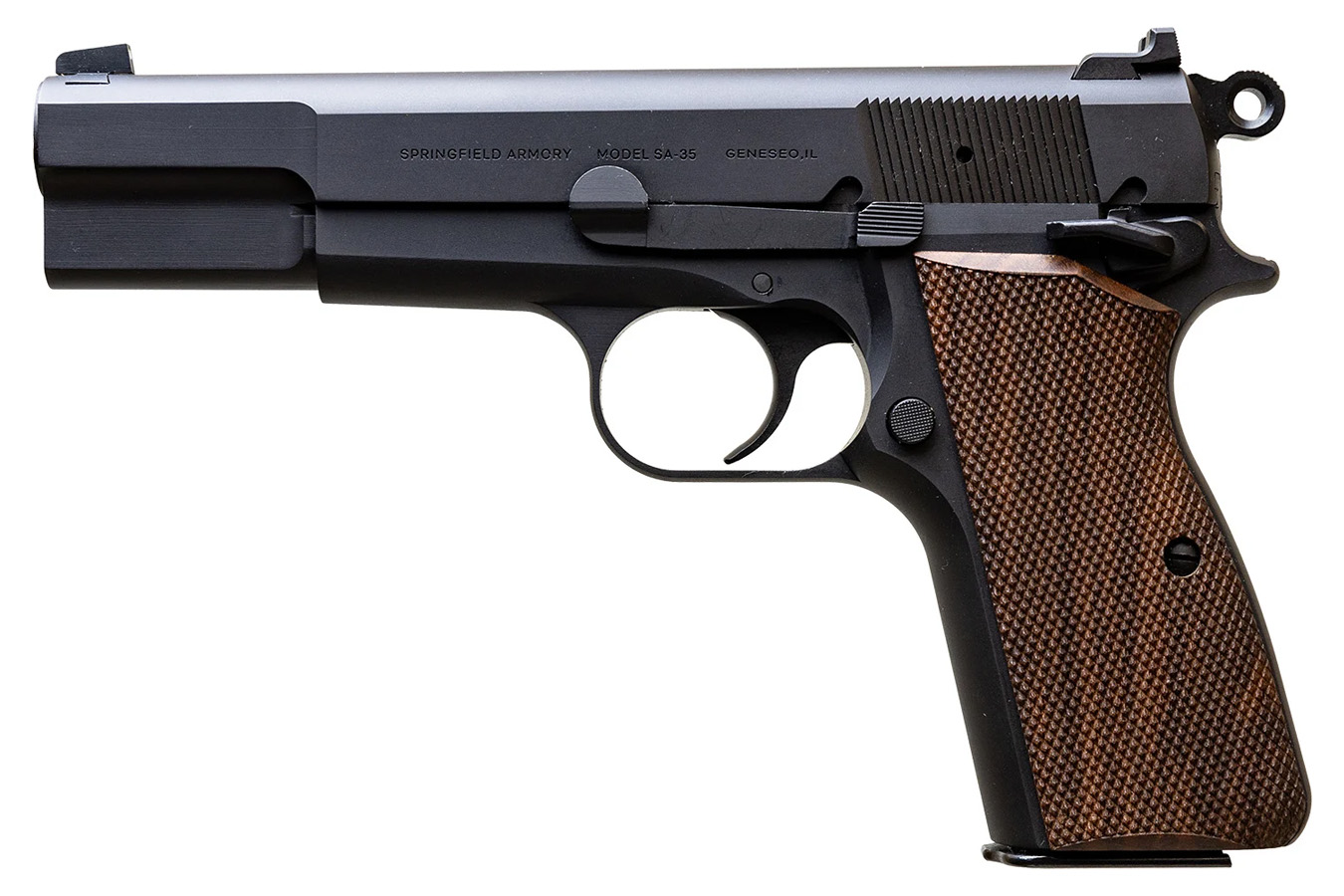 SPRINGFIELD Model SA-35 9mm Pistol with Walnut Grips and Civivi Knife