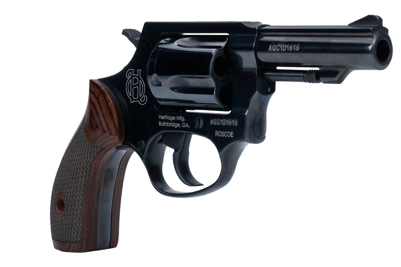 HERITAGE Roscoe 38 Special DA/SA Compact Carry Revolver with 3 Inch Barrel