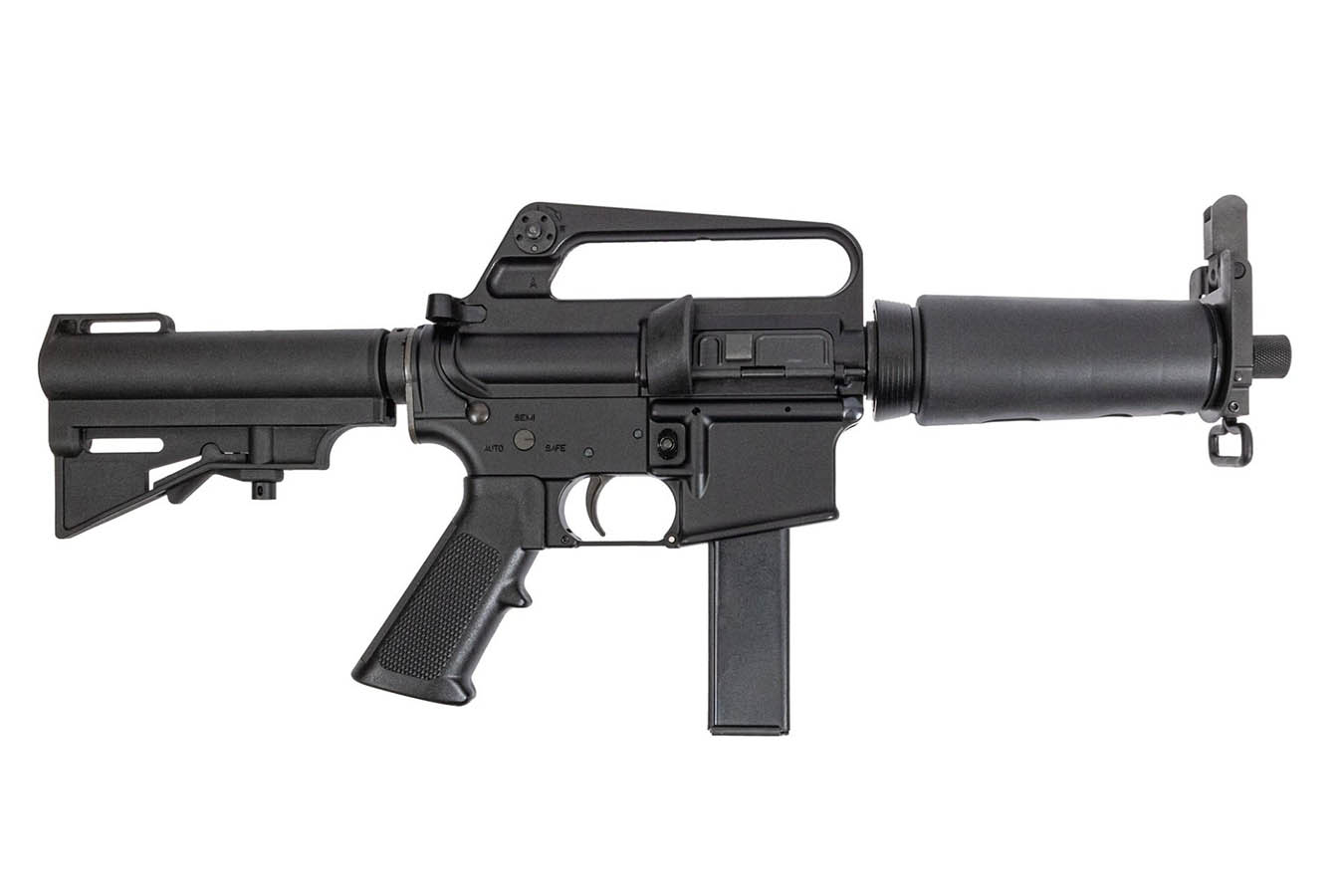 H AND R Retro DOE 9mm Semi-Auto Pistol w/ Threaded Barrel, HAR15 Brace