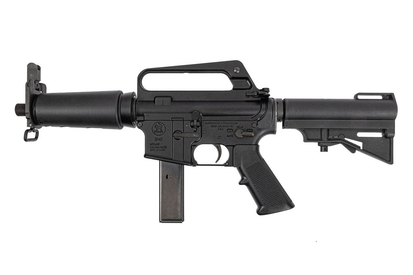 H AND R Retro DOE 9mm Semi-Auto Pistol w/ Threaded Barrel, HAR15 Brace