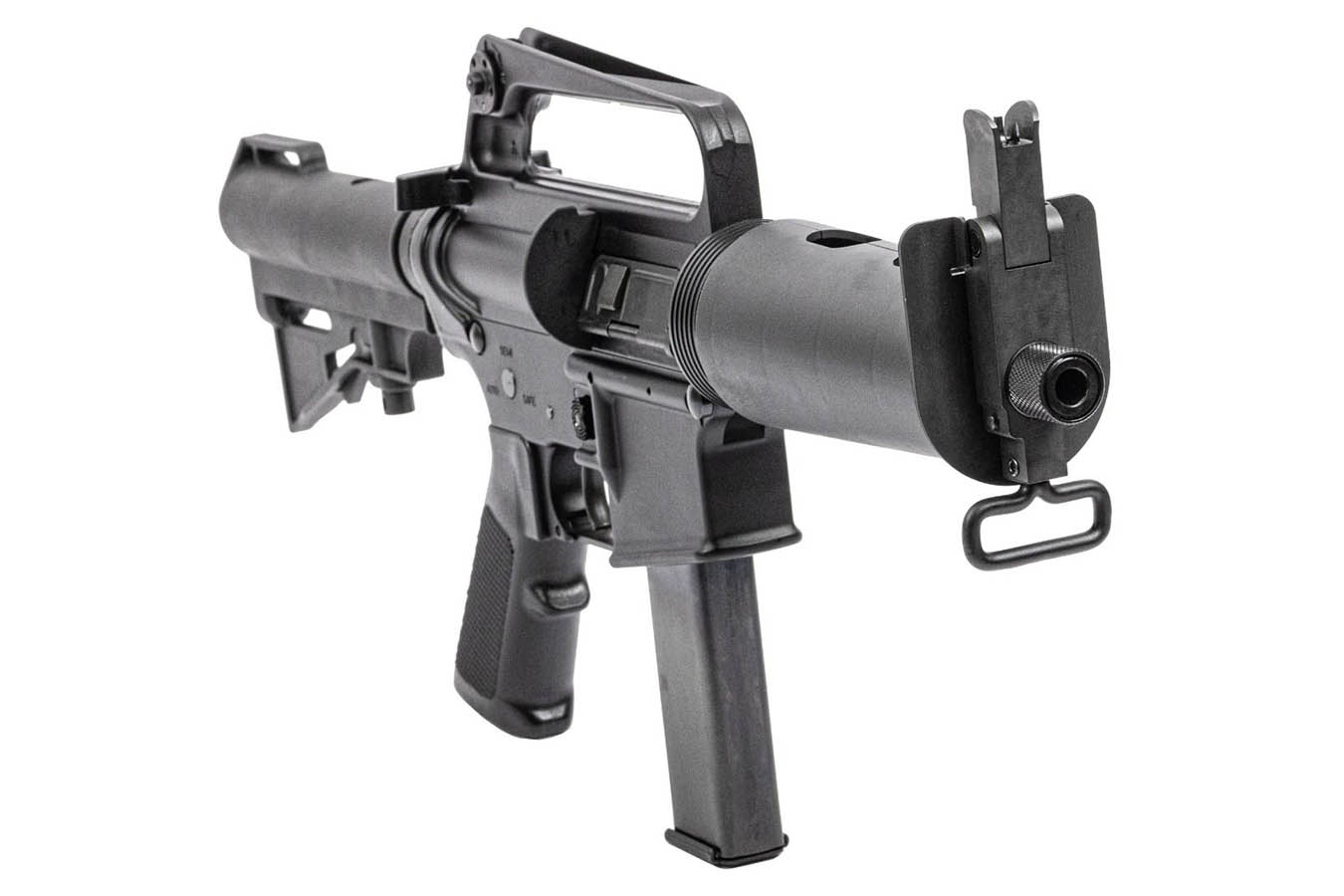 H AND R Retro DOE 9mm Semi-Auto Pistol w/ Threaded Barrel, HAR15 Brace