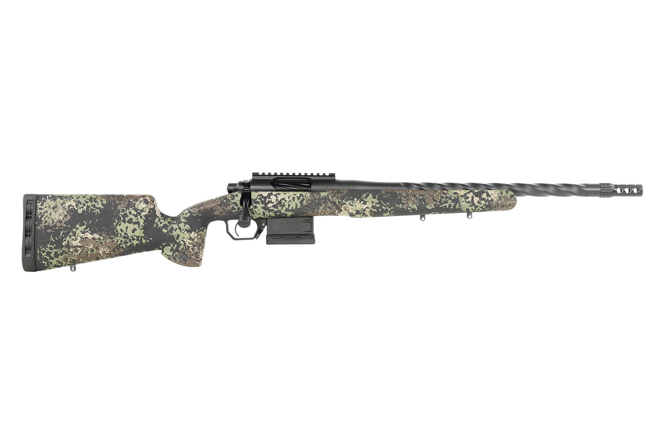 HORIZON FIREARMS Core Bandit 22 Creedmoor Bolt-Action Rifle w/ Titanium Cerakote Fluted Threaded Barrel and Iota EKO Stock