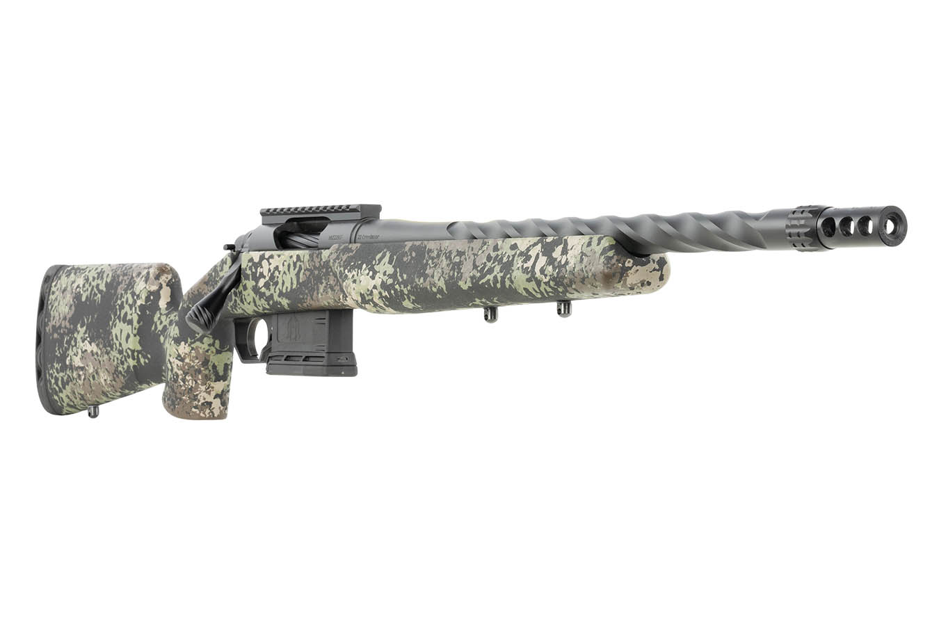 HORIZON FIREARMS Core Bandit 22 Creedmoor Bolt-Action Rifle w/ Titanium Cerakote Fluted Threaded Barrel and Iota EKO Stock