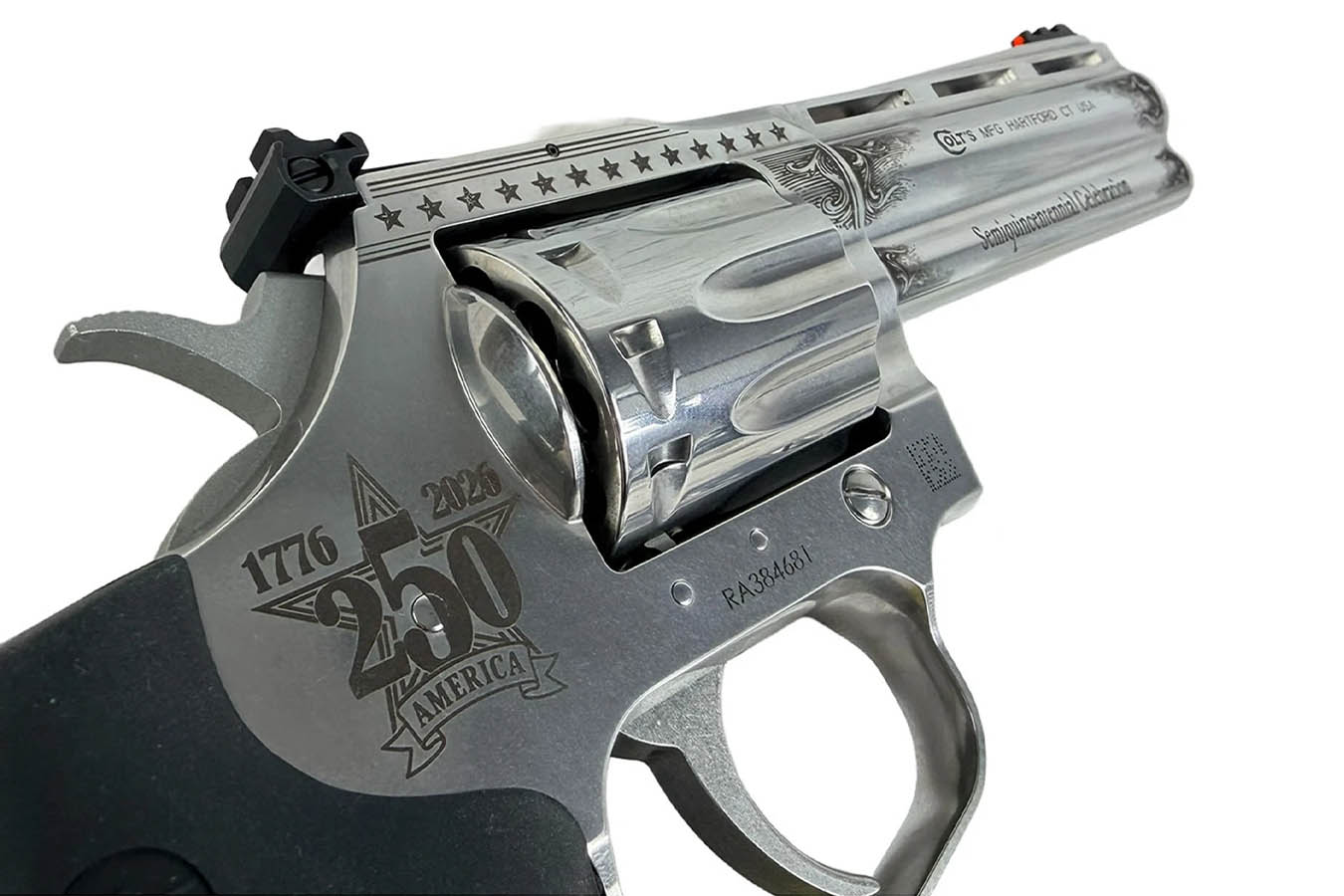 COLT King Cobra 22LR Custom USA 250th Anniversary Double Action Revolver