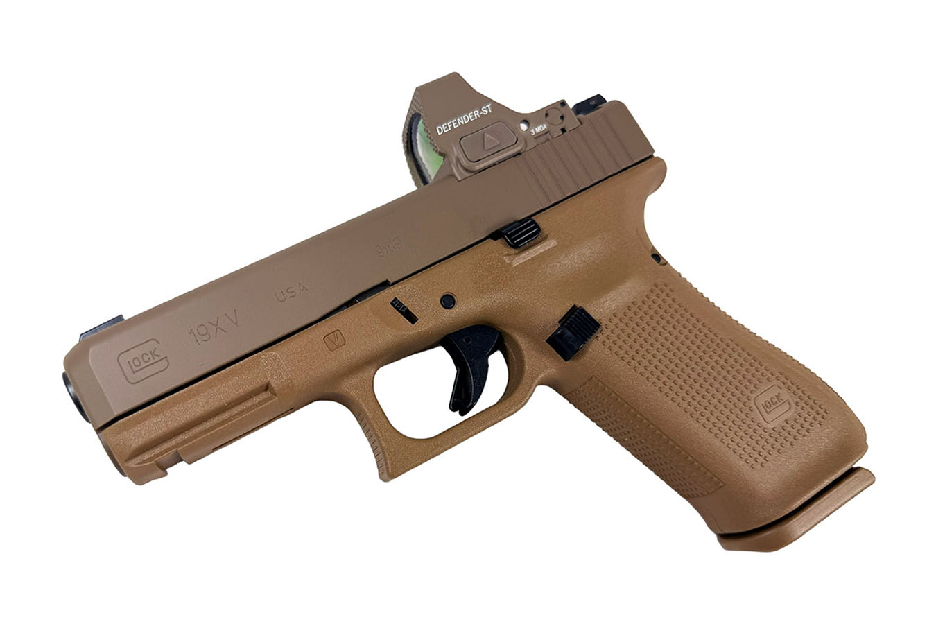 GLOCK 19X V 9mm Optic Ready Pistol w/ Vortex Defender-ST Red Dot Sight