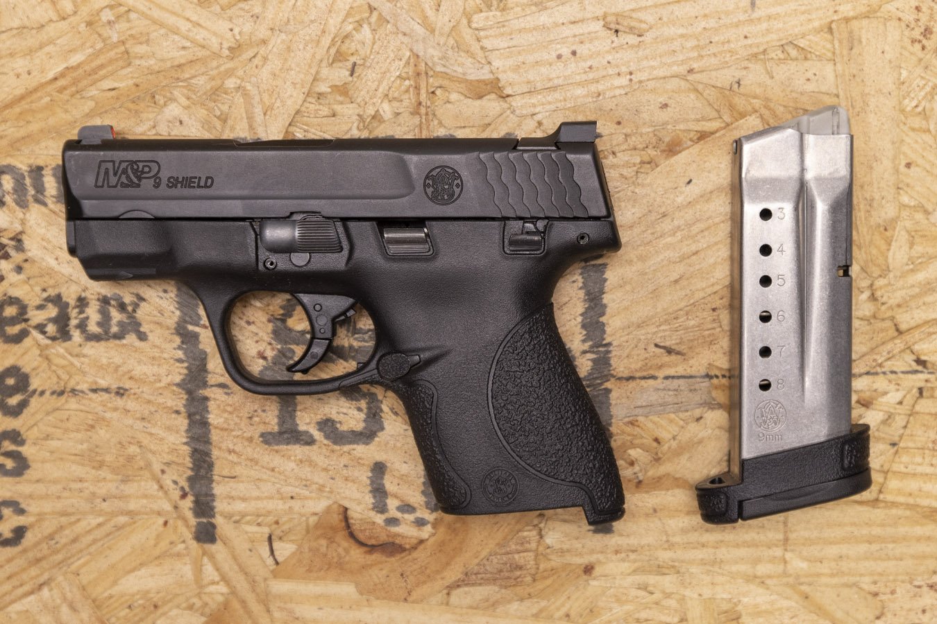 SMITH AND WESSON M&P9 Shield 9mm Police Trade-In Pistol with Night Sights