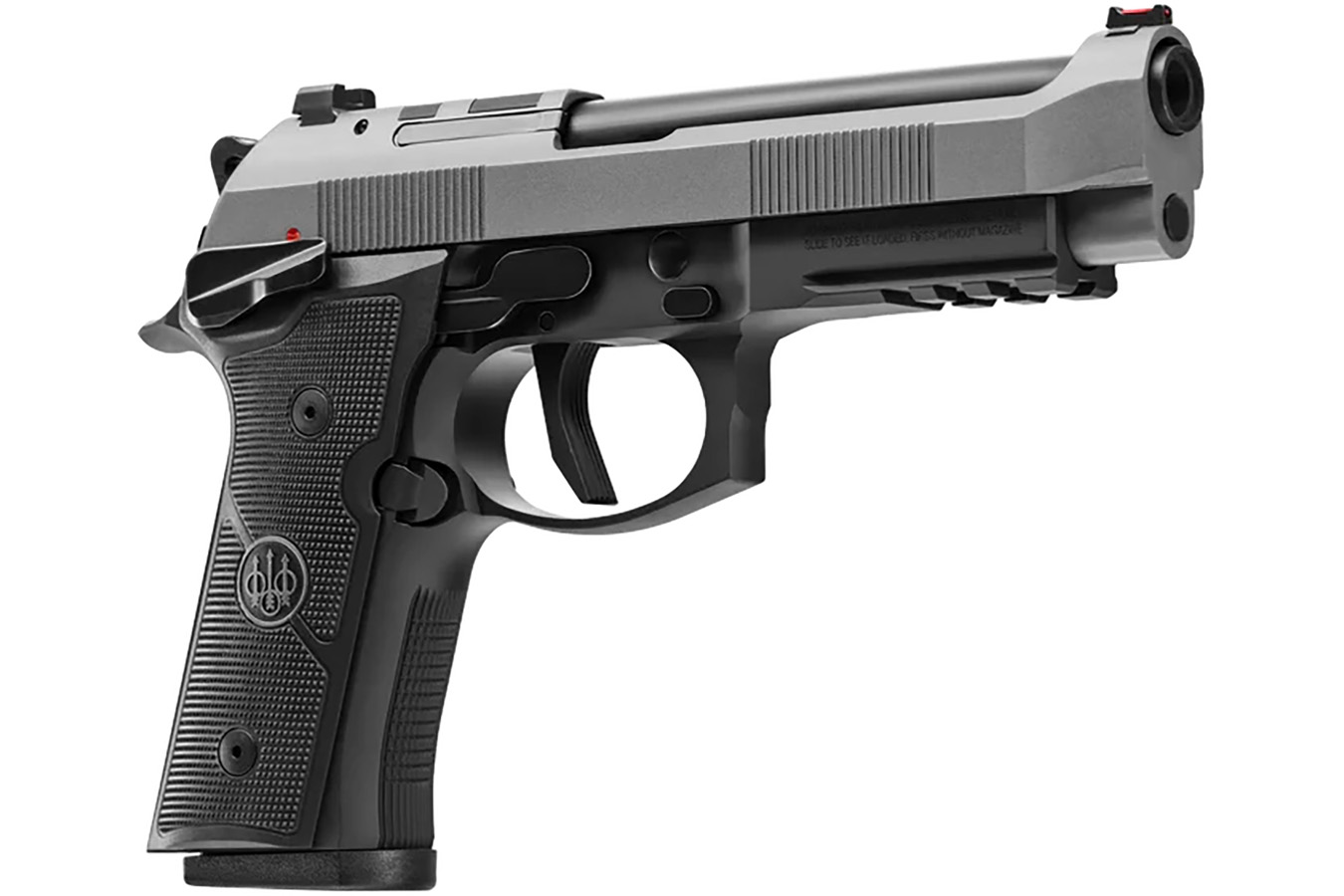 BERETTA 92XI 9mm Full-Size Optic Ready Pistol with Stainless Slilde and Black Finish
