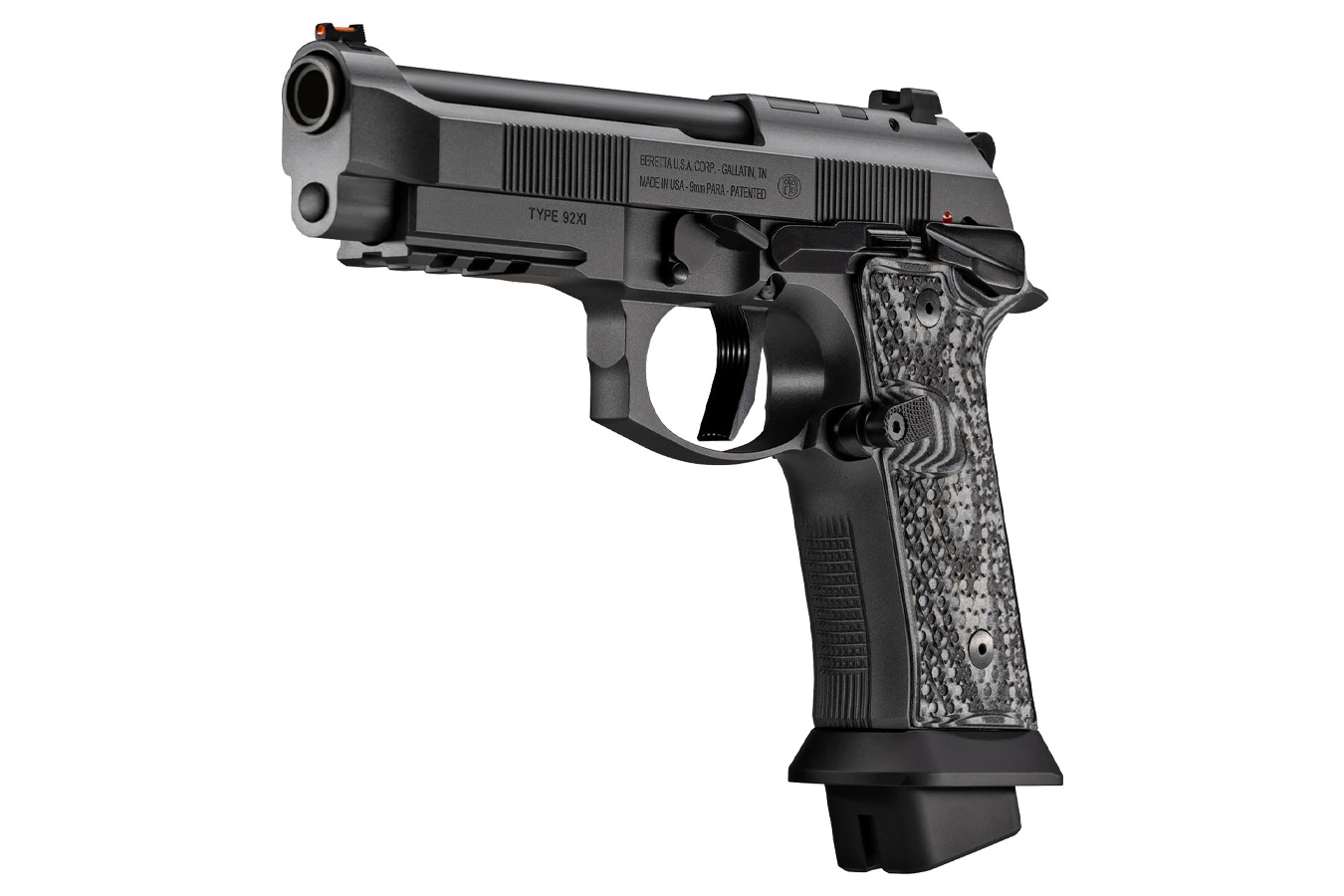 BERETTA 92XI Squalo 9mm Optic Ready Pistol with Custom Hogue Grips