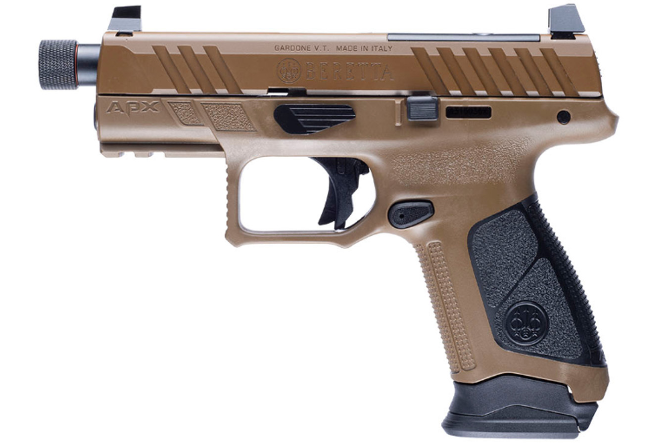 BERETTA APX-A1 Compact Tactical 9mm Optic Ready Pistol with FDE Finish