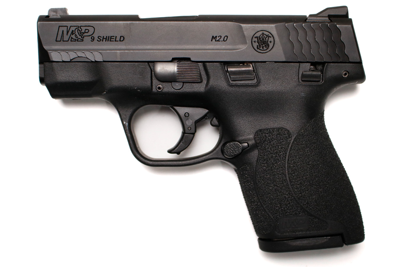 SMITH AND WESSON M&P9 Shield M2.0 9mm Police Trade-In Pistol with Two Magazines