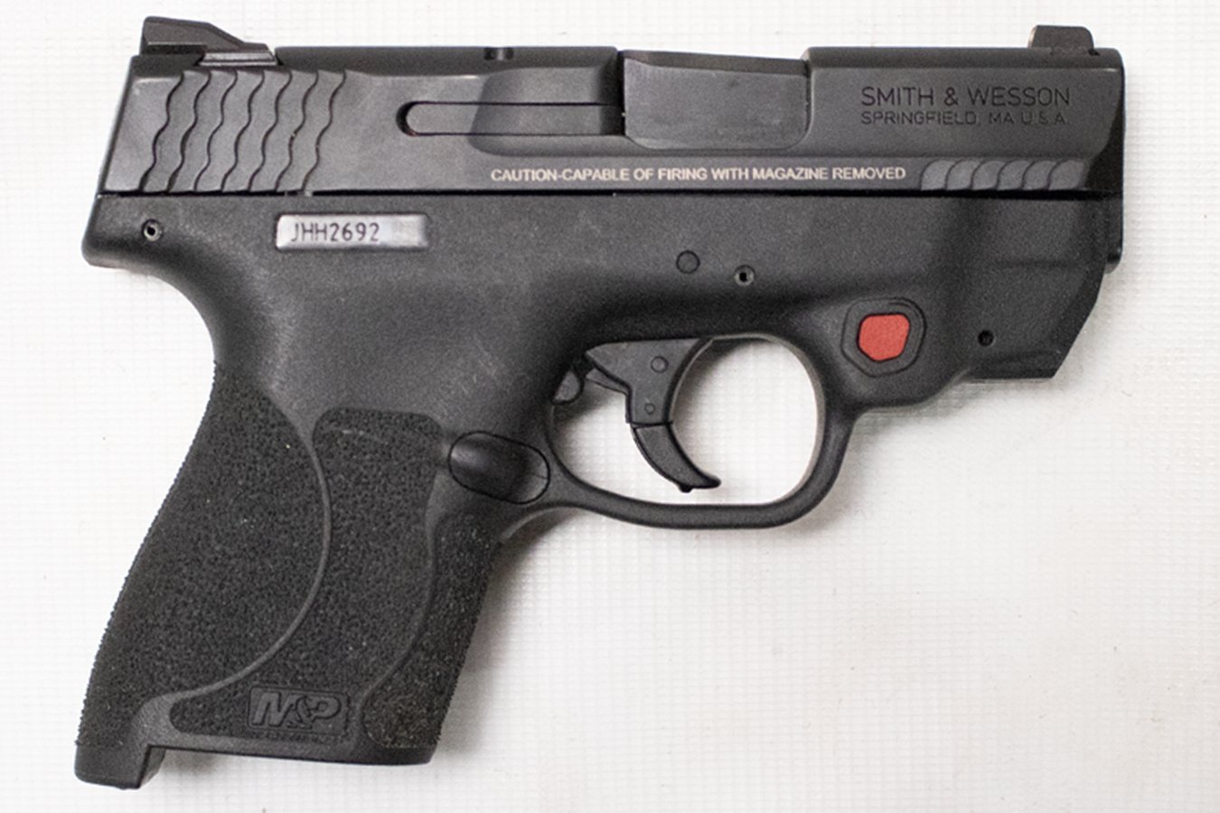 SMITH AND WESSON M&P9 Shield M2.0 9mm Police Trade-in Pistol with Laser