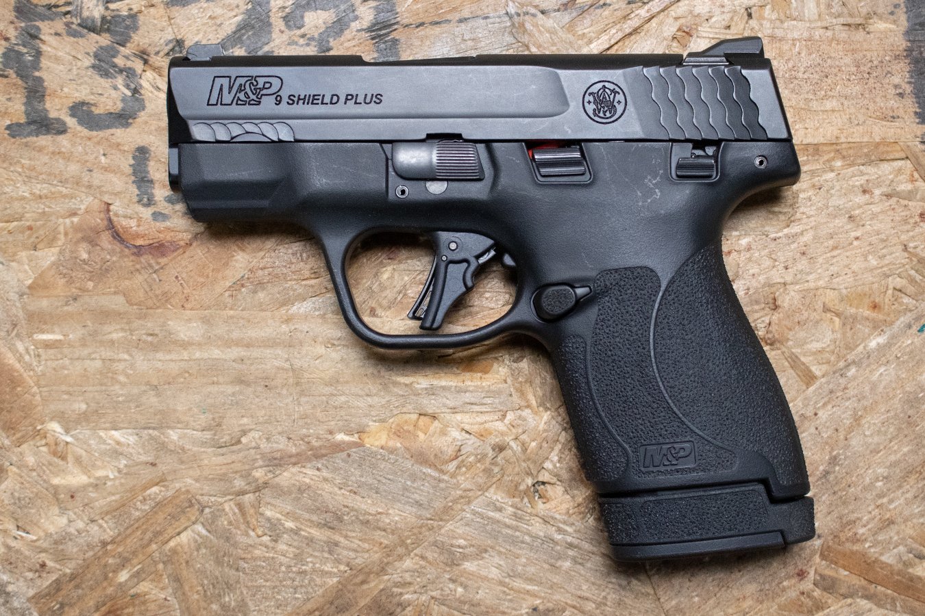 SMITH AND WESSON M&P9 Shield Plus 9mm Police Trade-In Pistol with Extended Magazine